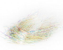 Click for detail Fine 3D Tinsel Hair, Ice Pearl UVR / 02